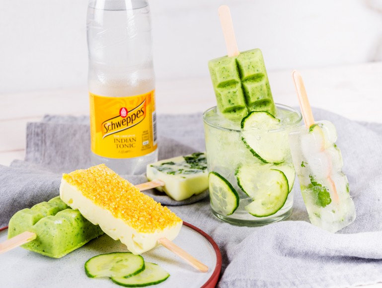 Gin & Tonic Popsicle – Cucumber